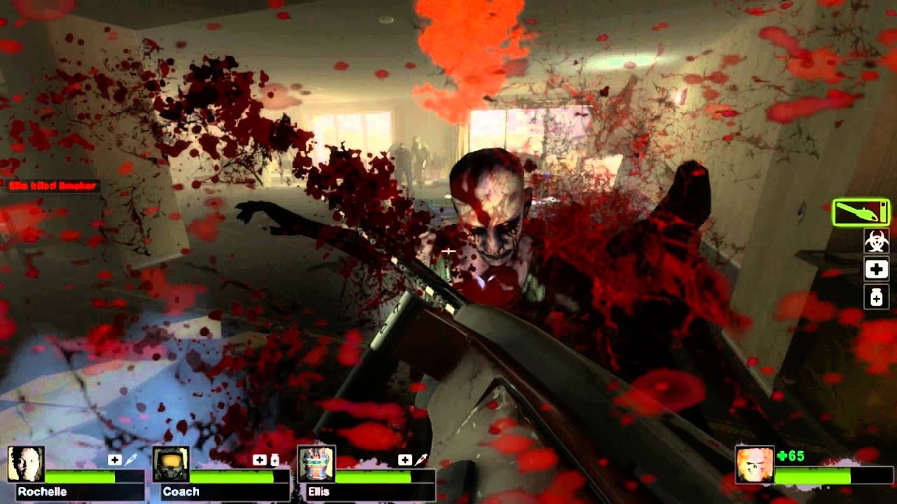 Left 4 Dead 2 - Slow Motion GORE 120 FPS with MODS - YouTube