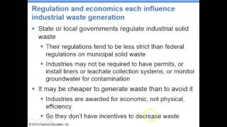 APES CHAPTER 22 INDUSTRIAL WASTE TO HAZARDOUS WASTE