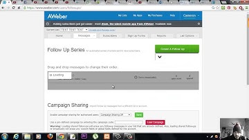 How To Import a Pre Existing Campaign Code Into Aweber.
