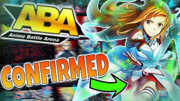 (ABA) Asuna Confirmed For Anime Battle Arena!