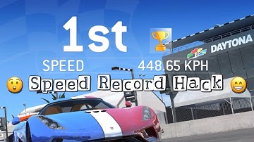 Speed Record Hack • Works with every car and every race. ￼