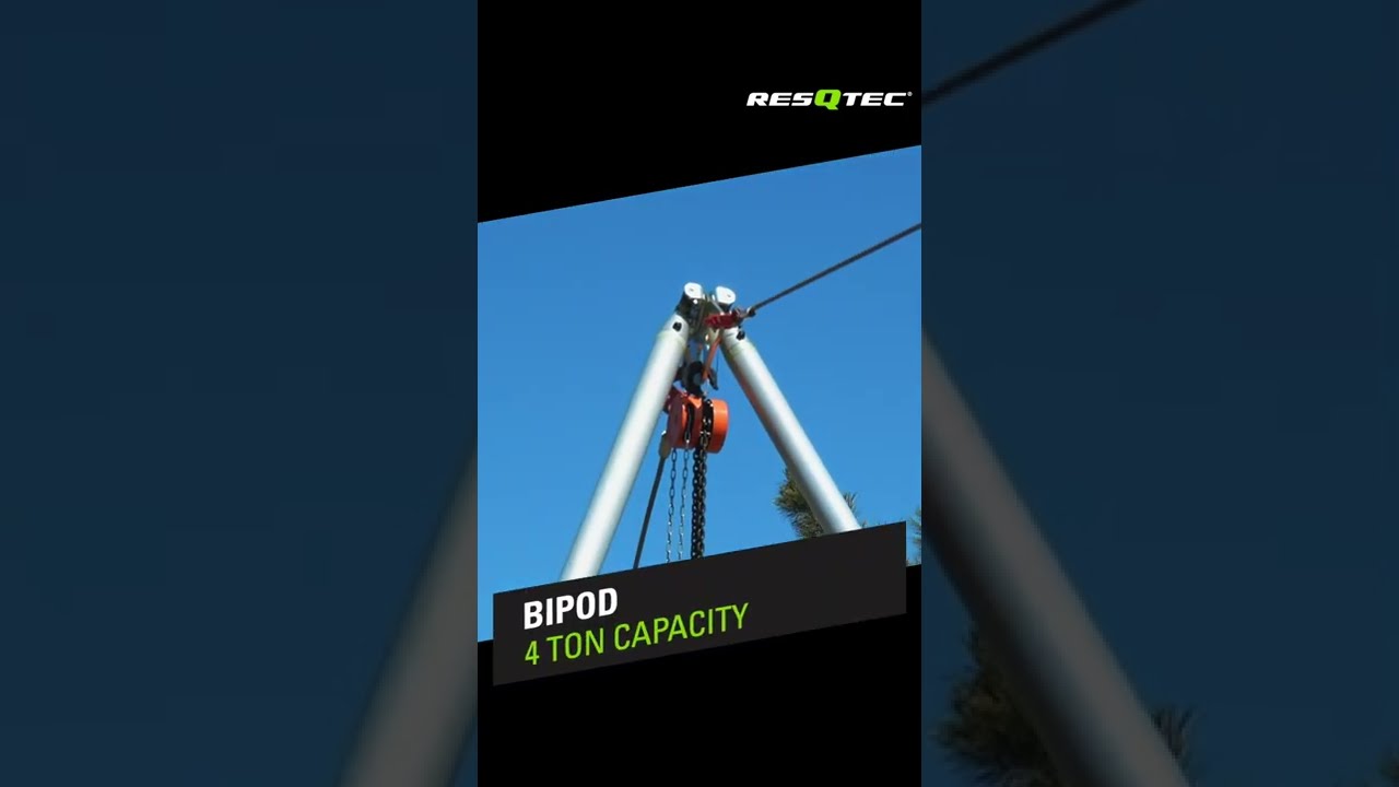 Reqtech Rplt Lifting and moving with RESQTEC Bipod - YouTube