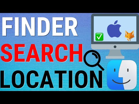 Mac OS: Change Finder Default Search Location