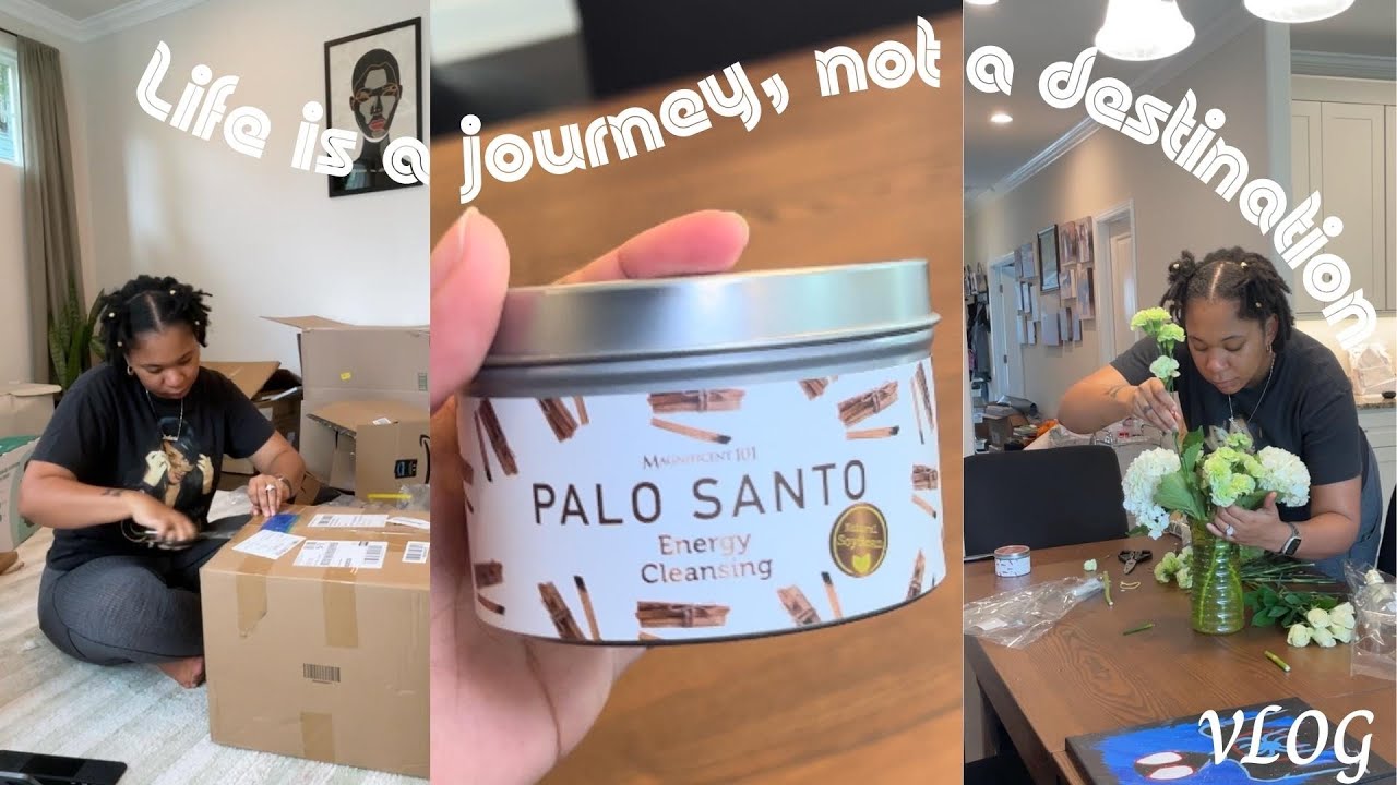 🧘🏽‍♀️ in my healing era| CHAKRA balancing massage ++ 📝taking inventory of my nail supplies💅🏽