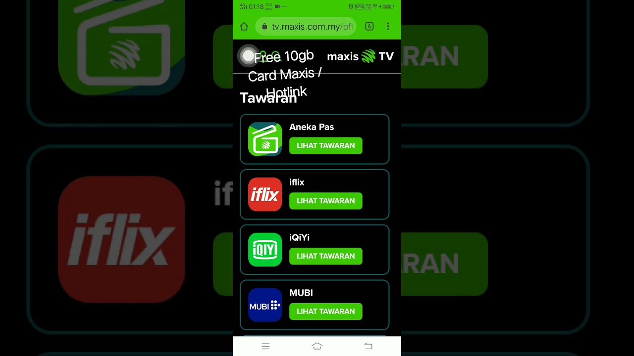 Free 10GB Card Hotlink/Maxis malaysia,
