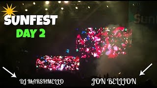 SUNFEST 2017 | DAY 2 | JON BELLION & DJ MARSHMELLO | J