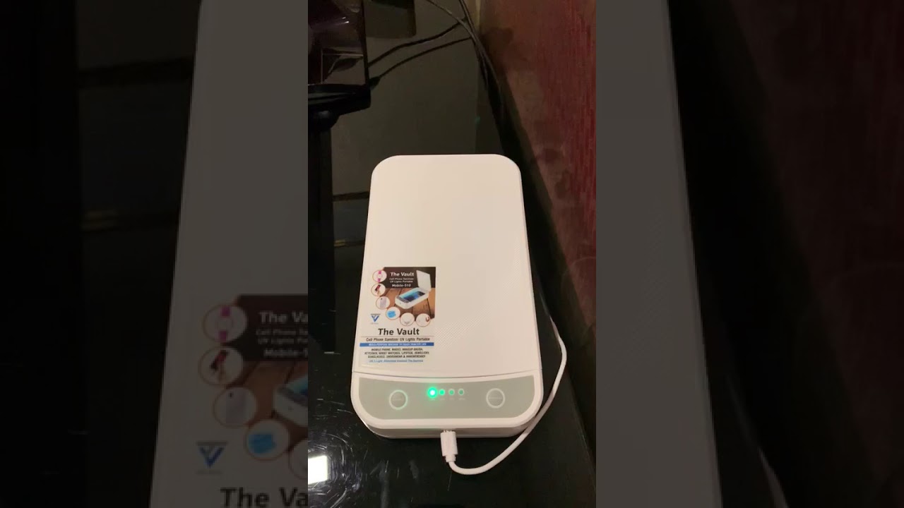 Mobile and currency sanitizer machine