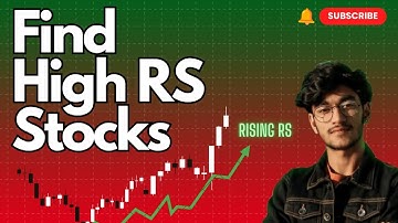 How to find High Relative Strength Stocks