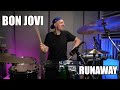 BON JOVI - RUNAWAY - DRUM COVER - БАРАБАННЫЙ КАВЕР