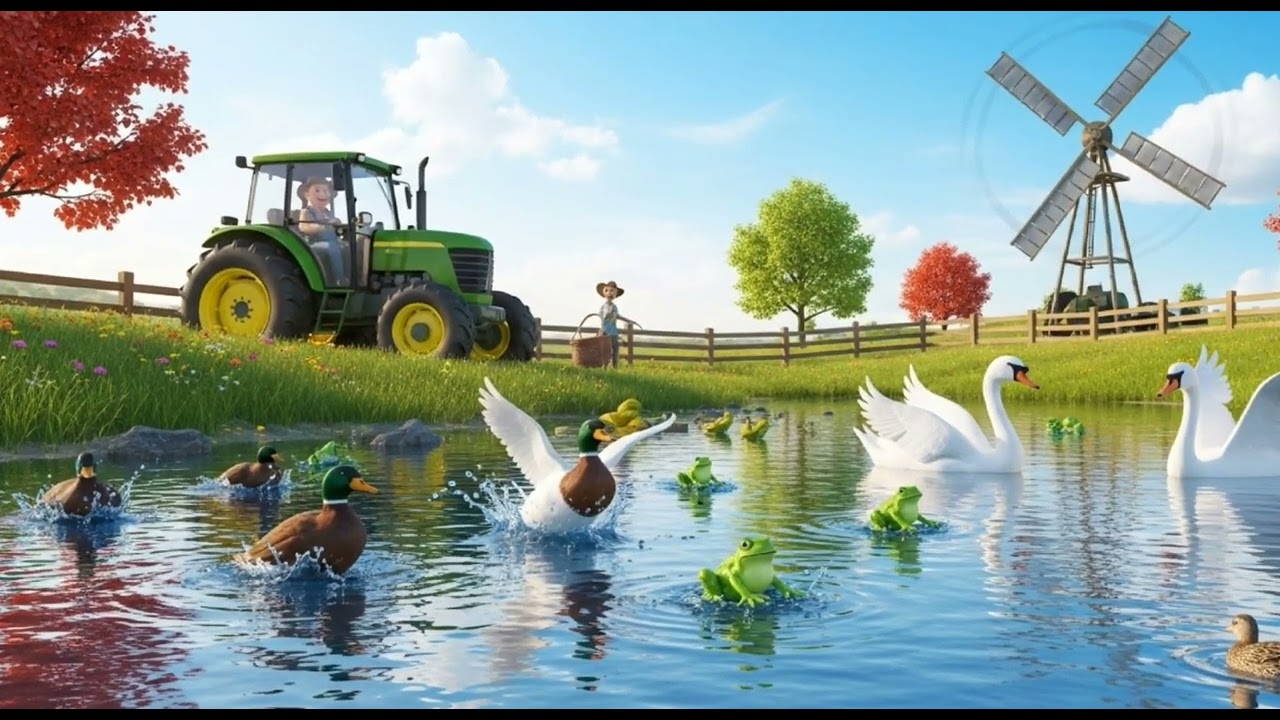 Good Morning Mr Rooster Golden Sunrise Farm Rhymes Ep13