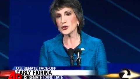 Boxer, Fiorina Jab Over Economy in First Debate