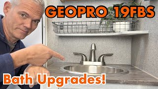Changing out the Sink & Faucet on our Rockwood GeoPro 19FBS