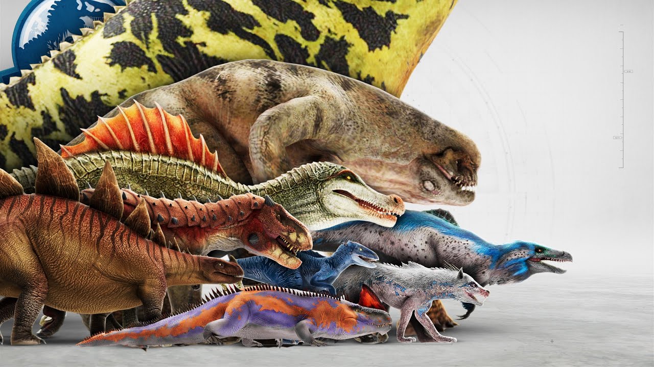 LARGEST Creatures of Jurassic World Alive! | ANIMATED Size Comparison 2025 