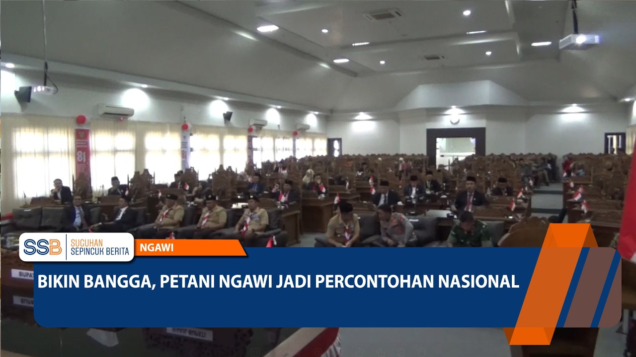 Bikin Bangga, Petani Ngawi jadi Percontohan Nasional – NGAWI