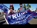 Downtown San Diego - Massive rally continued standing strong with President Trump