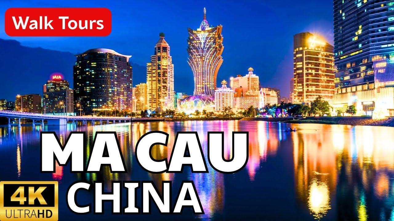 Macau, China | 4K HDR Night Walking Tours , Macau April 2025 - Las Vegas Asia