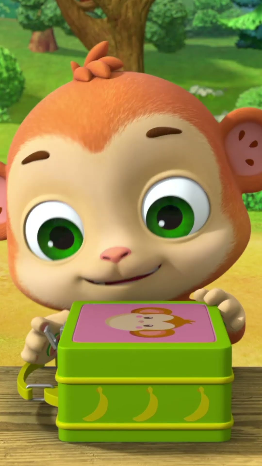 Monkey Lunch! ? #CoComelon #AnimalTime #shorts