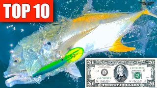 TOP 10 Saltwater TROLLING lures {MONEY}