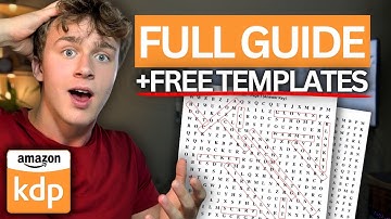 How to Make Word Search Books for Amazon KDP (FULL GUIDE + FREE TEMPLATES)