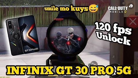 Infinix GT 30 PRO 5G Game Test MP Ranked CODM * 120 fps unlock in MP & BR * Gyroscope Test #codm