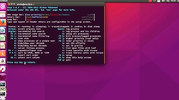 Tugas Praktikum 3 Sistem Operasi : Htop di Linux dan fitur-fiturnya