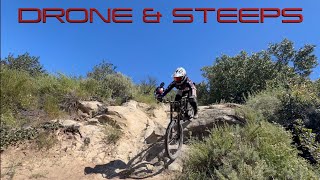 Filming the Steeps with the Drone / 4-6-26
Conner drove down from Santa Cruz and brought his drone so we did some filming on the steeps. The trails were really dry and loose but thankfully some rain in forecast. Kasey finally got a DH bike so he got to ride it for the first time. It was a dope day, took Steven down a trail for his first time and he did really good! Filming the Steeps with the Drone / 4-6-26