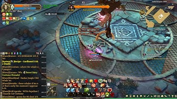 treeofsavior, just testing dmg on 290 dungeon boss