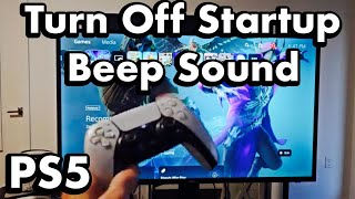 PS5: How to Turn Off Startup Beep Sound