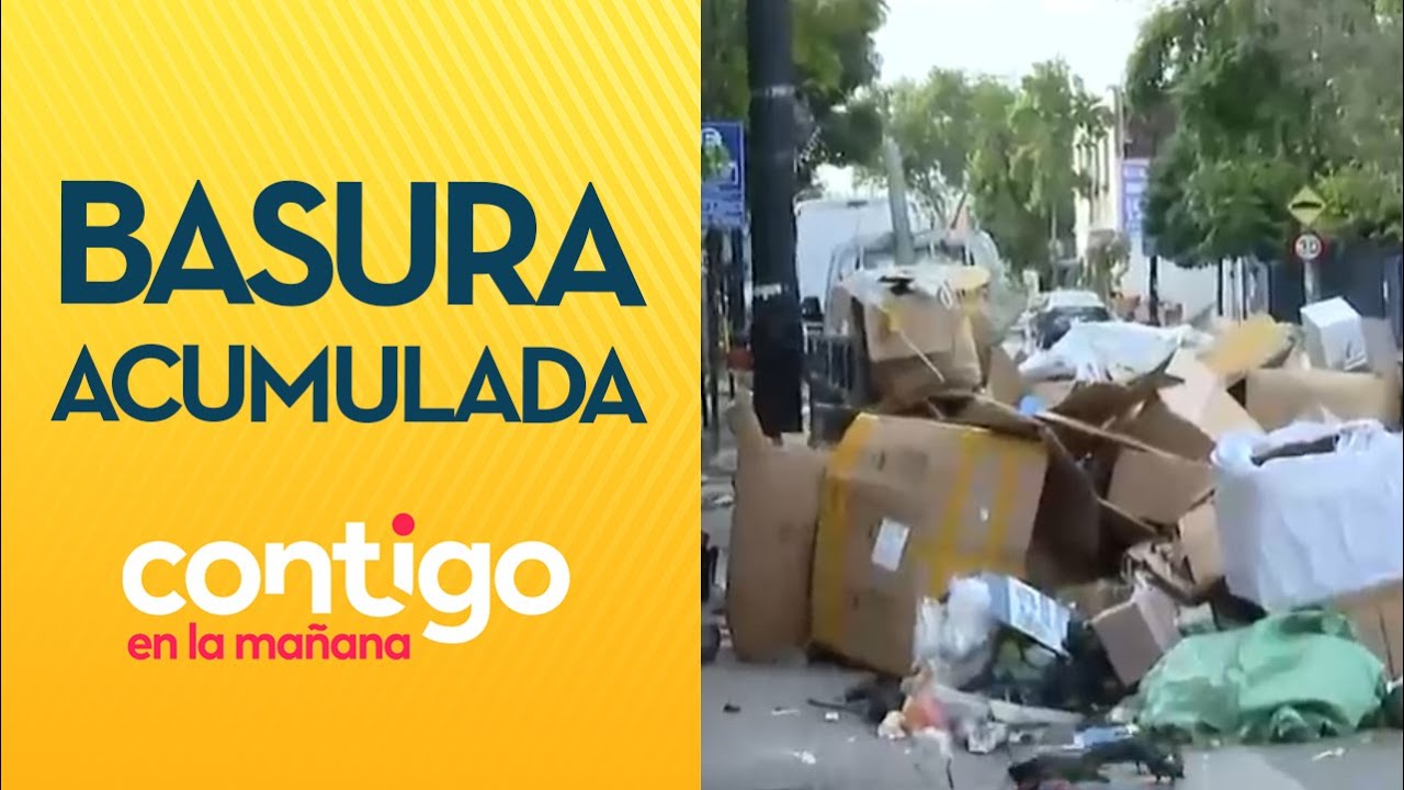 SE ACUMULA LA BASURA en las calles de Santiago tras paro de ...