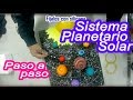 Maqueta Sistema Planetario paso a paso materiales y procedimiento 🪐🙉