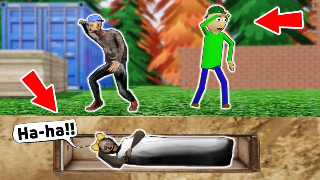 Hide and Seek at the construction site vs Granny - funny horror school ...
