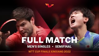 FULL MATCH | Dimitrij OVTCHAROV vs Tomokazu HARIMOTO | MS SF | WTT Cup Finals Xinxiang 2022