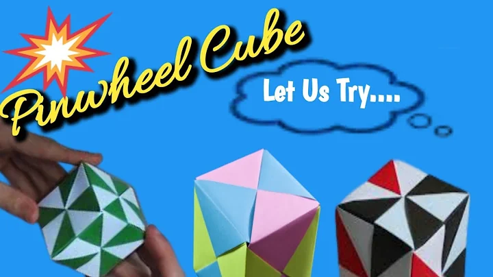 Origami Pinwheel Cube (Folding Instructions)/Ki......