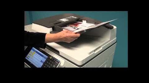 Copy - Getting Started -  Loading Paper Into Document Feeder