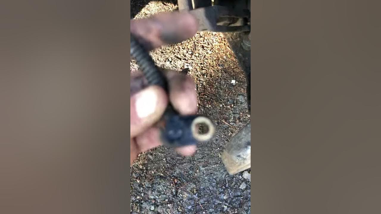 Remove broken wheel speed sensor - YouTube