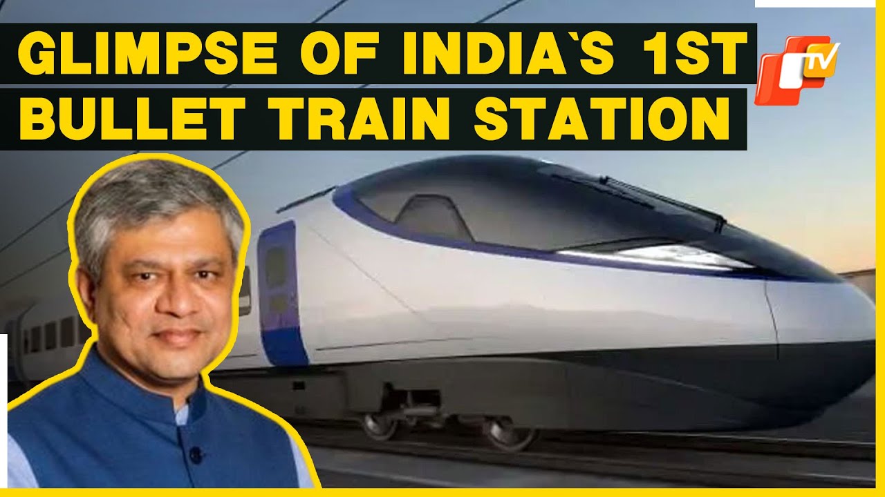 WATCH Glimpse Of India s First Bullet Train Station Shared By Railway watch-glimpse-of-india-s-first-bullet-train-station-shared-by-railway