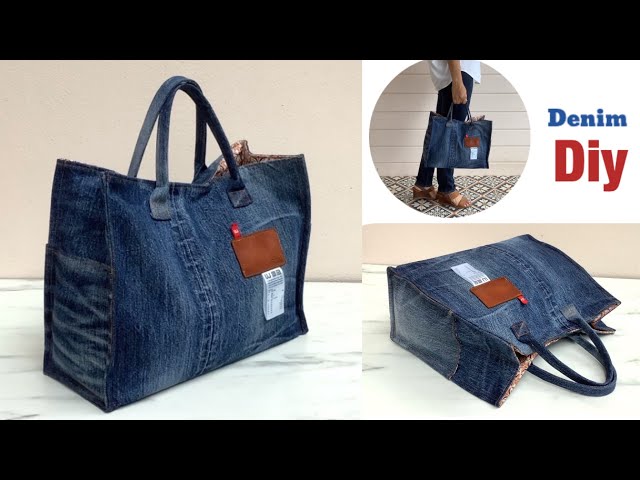 Artist Bag From Jeans · A Denim Bag · Sewing on Cut Out + Keep