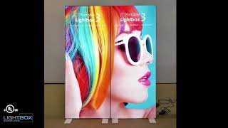 Freestanding Lightbox Display