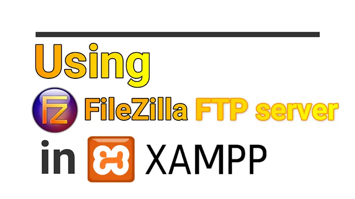 FileZilla FTP server in Xampp | Creating FTP user  FTP user files access | Connecting with Internet