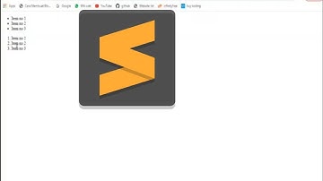 Cara membuat LIST menggunakan |Sublime Text