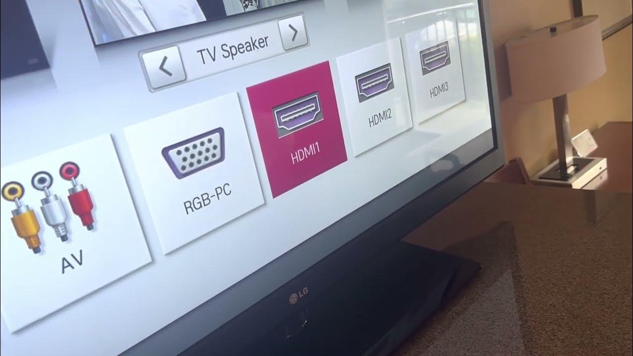 LG TV input (model TWFMB003D) YouTube