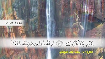 سوره الزمر ( ايه 32 ) الى ( ايه 52 )  بصوت القارئ د.جهاد المومني