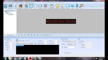 cara seting runningtext menggunakan X Show