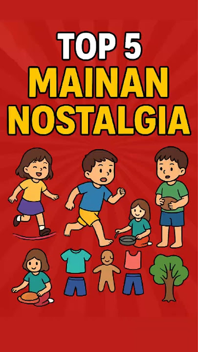 TOP 5 Mainan Nostalgia Saat Kecil 😍 Kamu Pernah Main Ini? #mainan  #mainananak