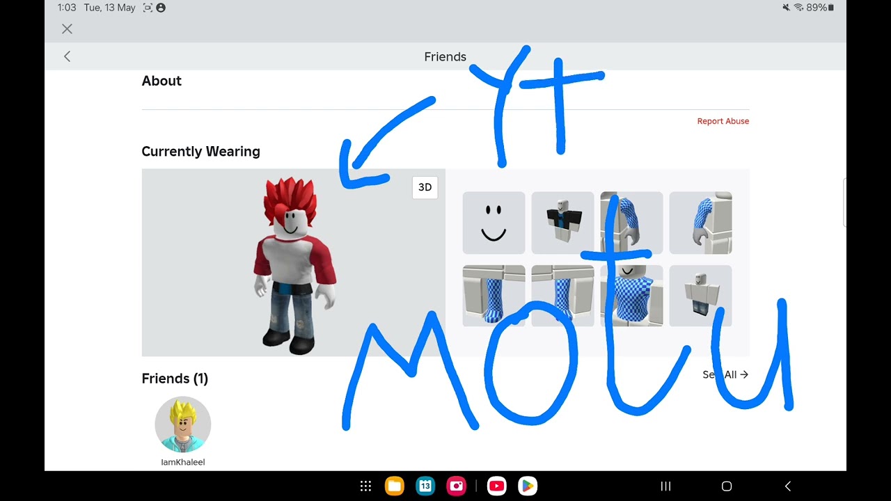 iamkhaleelyt and motu_YT ID