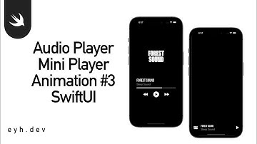 Animation #5 | Source Code |  Audio Animations - Mini Player - Now Playing Transition - SwiftUI
