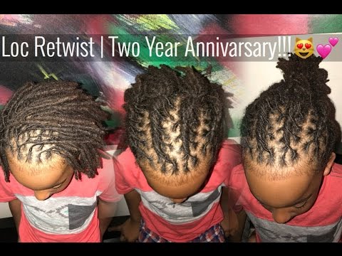 Kids Loc Retwist Style My Sons Two Year Loc Anniversary