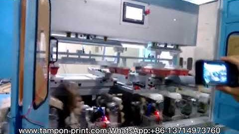 Automatic Egg Trays4 colors print pad printing machine