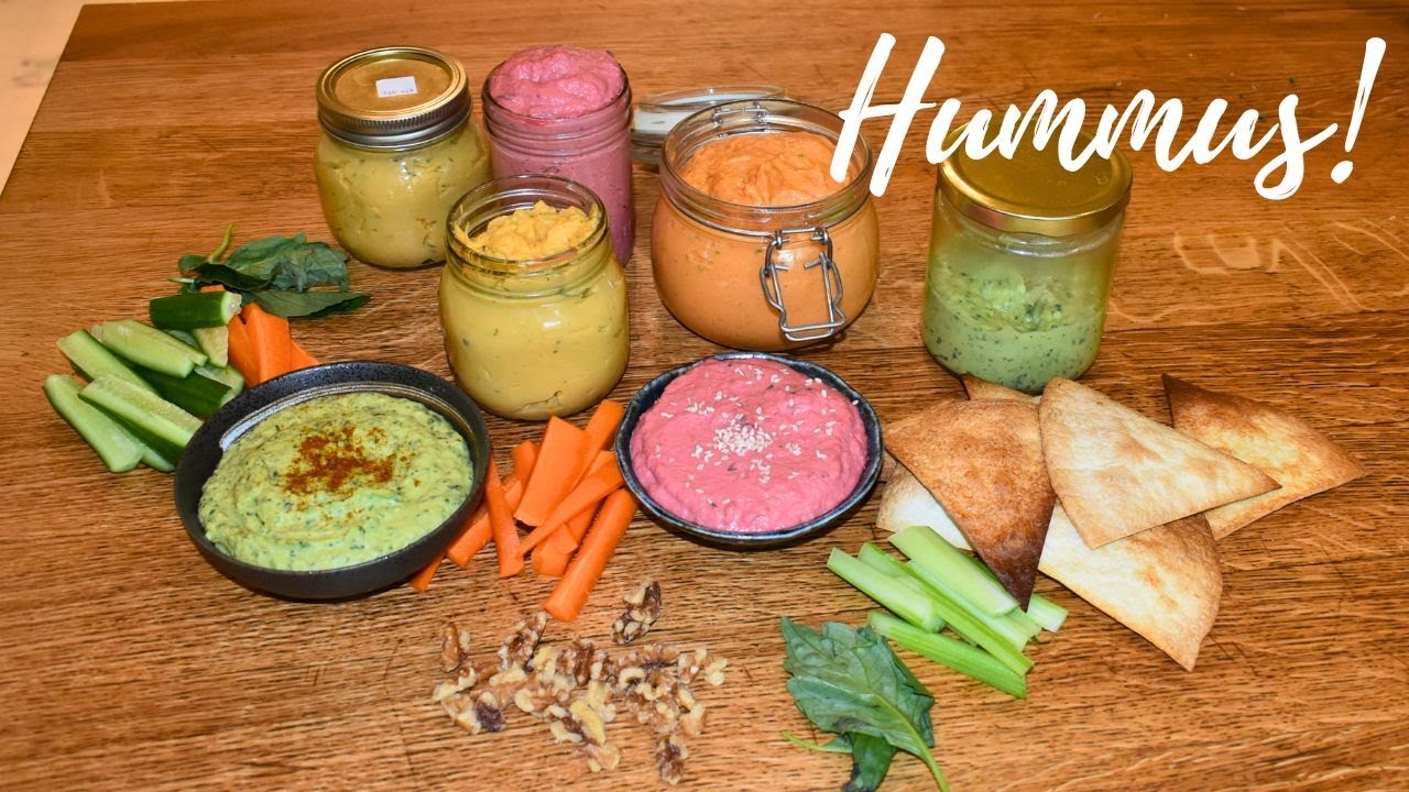 4 Version of Delicious Hummus