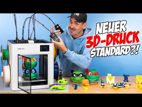 Snapmaker U1 | Multicolor 3D Drucker ohne Müll - Prusa XL & AMS Vergleich